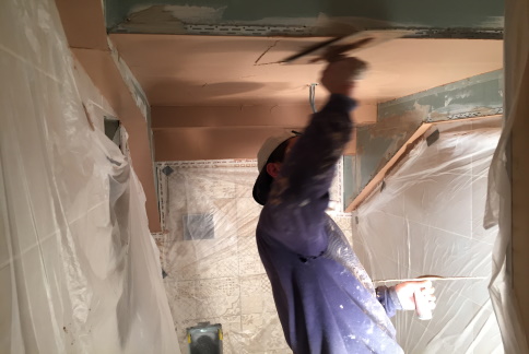 Ceiling plastering by Diffal